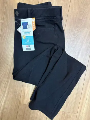 시마무라 크로시 진한 블랙 L 사이즈 2WAY 스트레치 팬츠 속기모