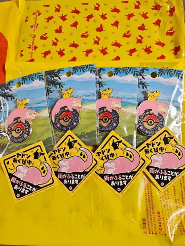 포켓몬 센터 카가와 오픈 기념 로고 핀즈 비오는 날 스티커