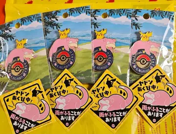 포켓몬 센터 카가와 오픈 기념 로고 핀즈 비오는 날 스티커