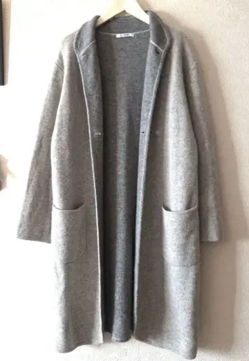 So close 캐시미어 100% 니트 롱 가디건 S 그레이