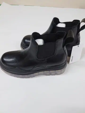 JISORT 블랙 첼시 부츠