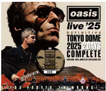 oasis DEFINITIVE TOKYO DOME 2025 미개봉
