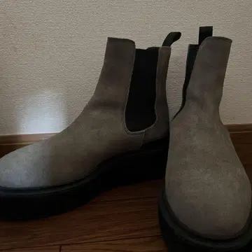 THE RERACS 사이드 고어 부츠 그레이