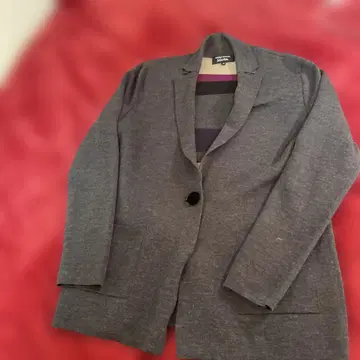 SONIA RYKIEL 가디건 38 그레이 스트라이프