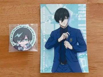 블루 록전 파스텔팝 메탈 엽서 캔뱃지 블루 록 린