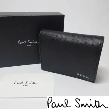 [ 미사용 새상품 ] 폴스미스 3단 폴더형 지갑 644 블랙