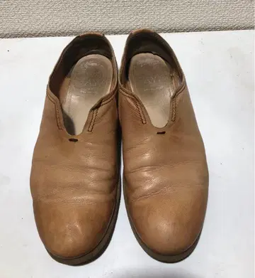 SAYA 베이지 가죽 로퍼 23.5