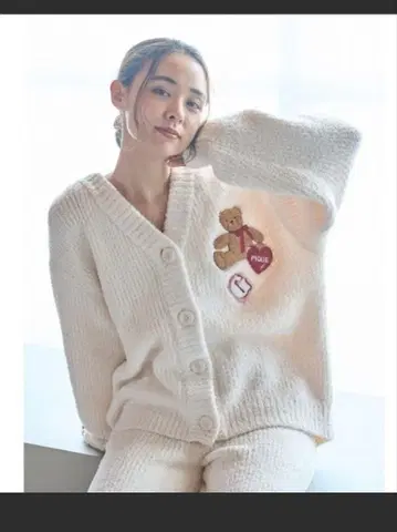 gelato pique 베비모코 베어 사가라 가디건