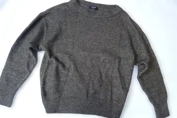 UNTITLED 알파카 혼방 루즈핏 포근 스웨터 미세 라메 믹스 2