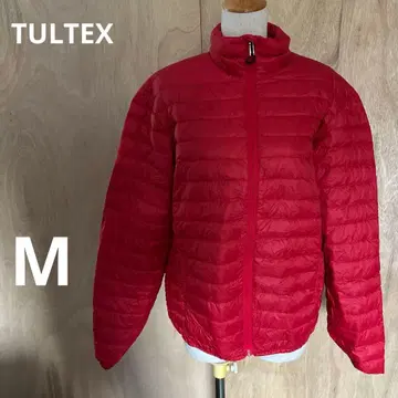 TULTEX 빨간색 얇은 소재 다운 자켓 남성용