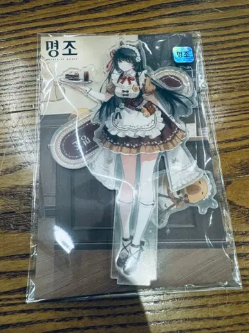 한국 한정판 명조 치사키 콜라보 카페 아크릴 스탠드