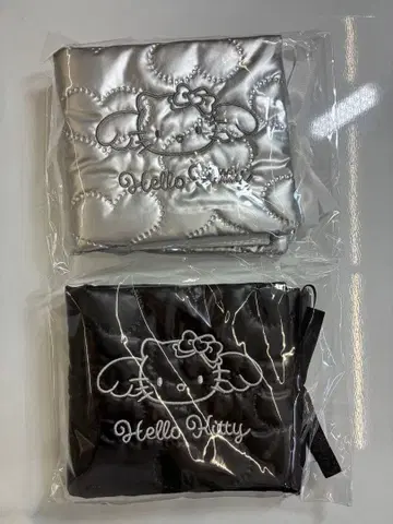 헬로키티 퀼팅 앨범 블랙 실버