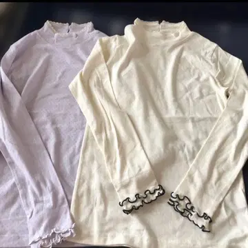 Samansa Mos2 프릴 긴팔 상의 2장 세트