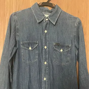 리 LT0990 데님 셔츠 원피스 긴팔
