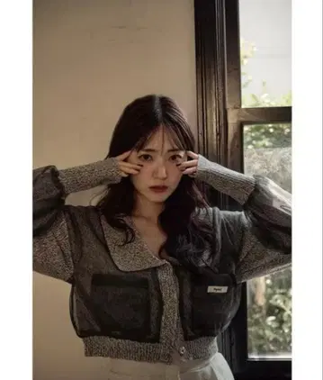 mideal 튤 디자인 가디건