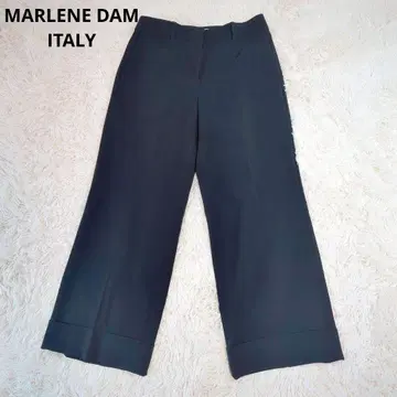 새상품급 루즈핏 마렌담 와이드 팬츠 블랙 42호 LL 사이즈