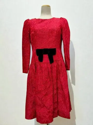 엠즈 그레이시 레드 꽃무늬 원피스