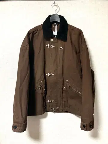 짧은 기장 파이어맨 자켓 y2k