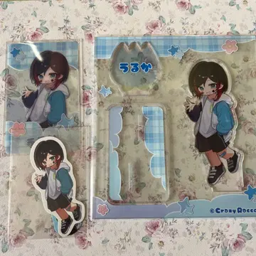 CrazyRaccoon CR 스토어 어린이날 우루카 아크릴 스탠드 스티커