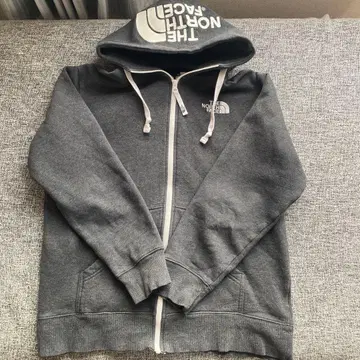 THE NORTH FACE 그레이 풀 집업 후드티 M