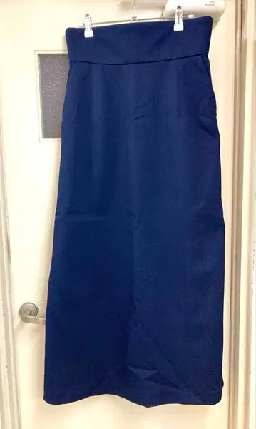 6 roku 록 롱 스커트 맥시 길이 네이비 38