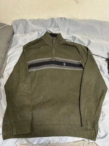 하프 지퍼 니트 [ POLO ]