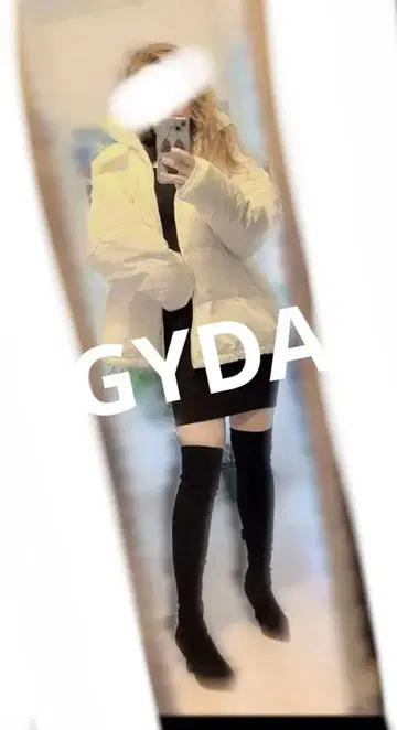 GYDA 미디 다운 코트 다운 자켓 미사용 새상품