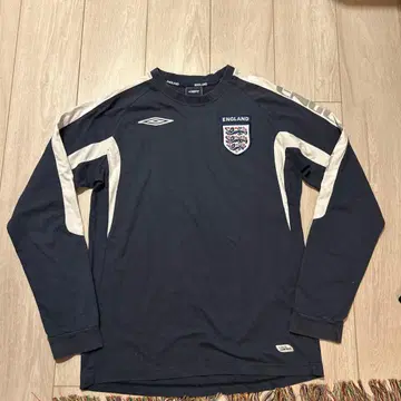 00s umbro England 잉글랜드 대표 맨투맨 롱 슬리브