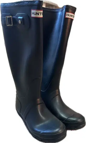 HUNTER 블랙 장화 UK 3