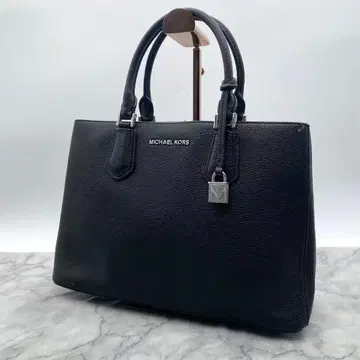 마이클코어스 토트백 핸드백 가죽 블랙