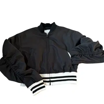 GYDA 블랙 숏 기장 블루종 아우터 자켓 FREE 갸루