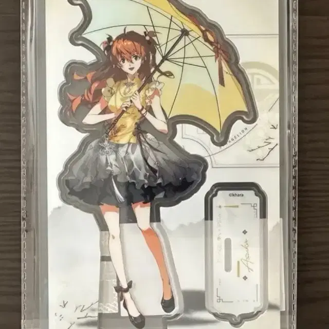 에반게리온 콜라보 카페 아스카 아크릴 스탠드