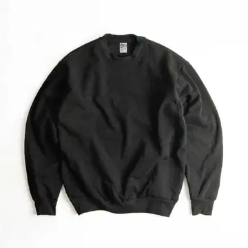 Los Angeles Apparel 블랙 맨투맨 M 14oz