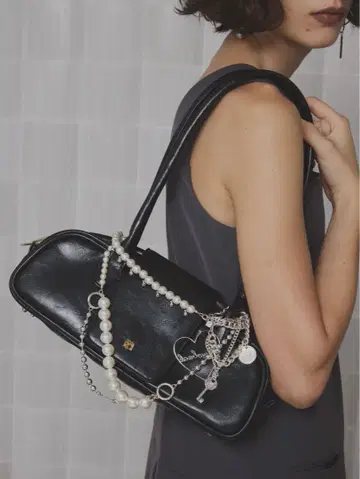 롱 핸들 사각형 백