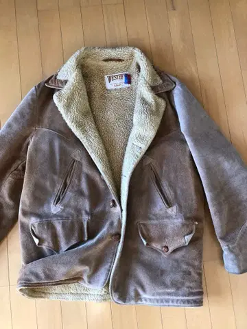 WESTERN 스웨이드 보아 자켓