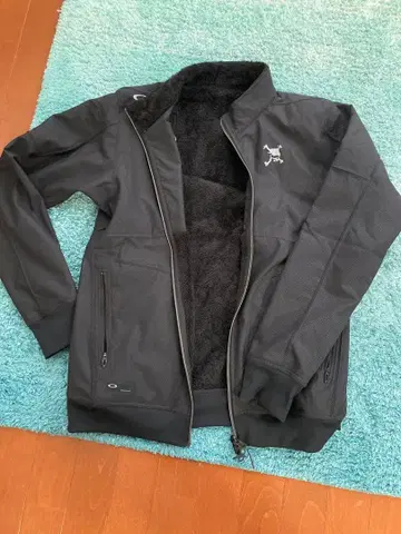 오클리 블랙 풀 지퍼 자켓 사이즈 : M