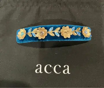 acca 아카 머리핀 블루 새상품급