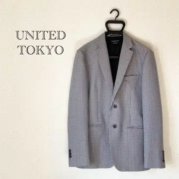 새상품급 UNITED TOKYO 하운드투스 패턴 테일러드 자켓 3
