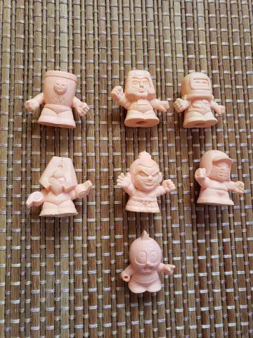 SD 근육맨 지우개 파트 3 스킨 컬러 페일 오렌지 근육맨 지우개