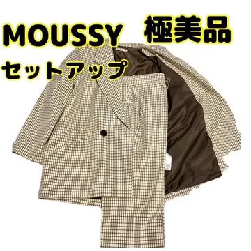 컨디션 최상 MOUSSY 마우지 셋업 자켓 팬츠