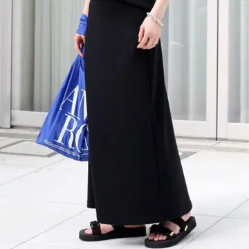 두지엠 클라세 에브리데이 아이라이크 Jersey 롱 플레어 스커트