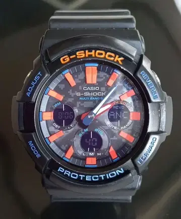 G-SHOCK GAW-100 시티 카모플라쥬 시리즈 솔라 전파 시계