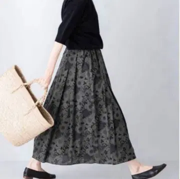 URBAN RESEARCH 카구레 리버티 프린트 스커트