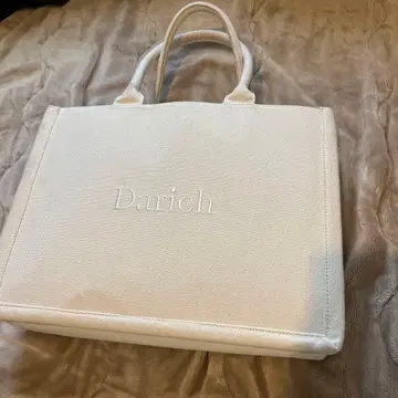 Darich 다리치 로고 토트백 화이트
