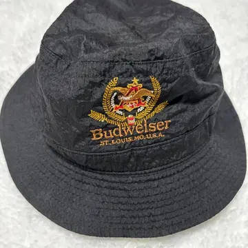 새상품급 버드와이저 버킷햇 나일론 레어 구하기 어려움 USA제 빈티지