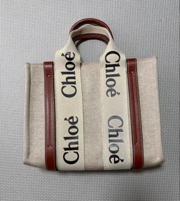 끌로에 토트백 베이지/브라운 보증서 있음