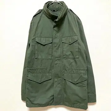 MUJI 필드 자켓 밀리터리 스탠드 카라 S 올리브 방한 가을/겨울