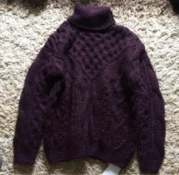 르 쉘 블루 니트