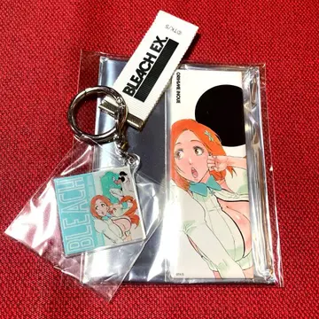 BLEACH 497 원화전 키체인 에후다 캔뱃지 이노우에 오리히메