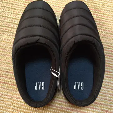 GAP 블랙 슬리퍼 샌들 클로그 샌들 26cm